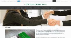 Desktop Screenshot of lloredacamacho.com